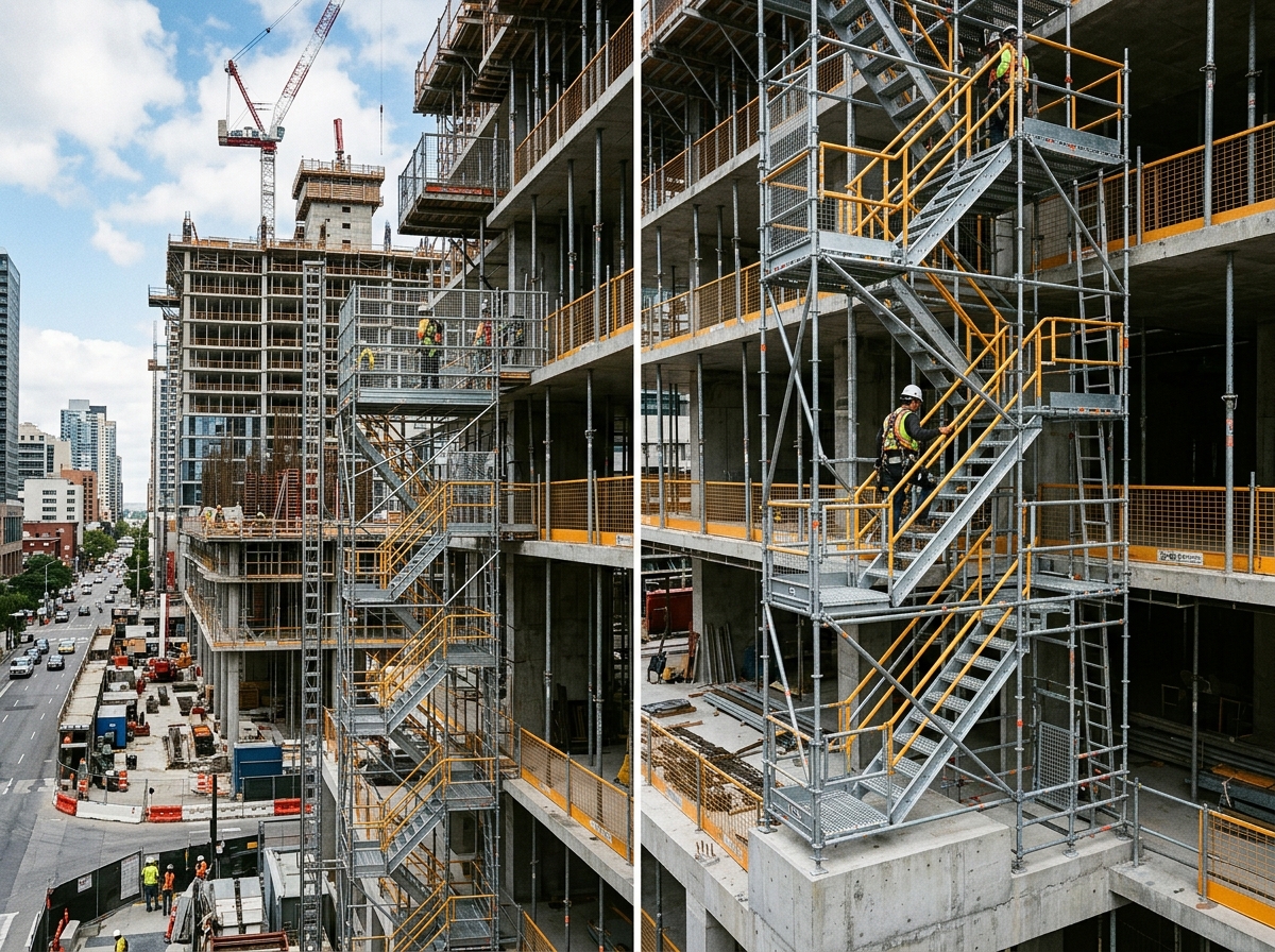 Cuplock Staircase Tower Metro Site
